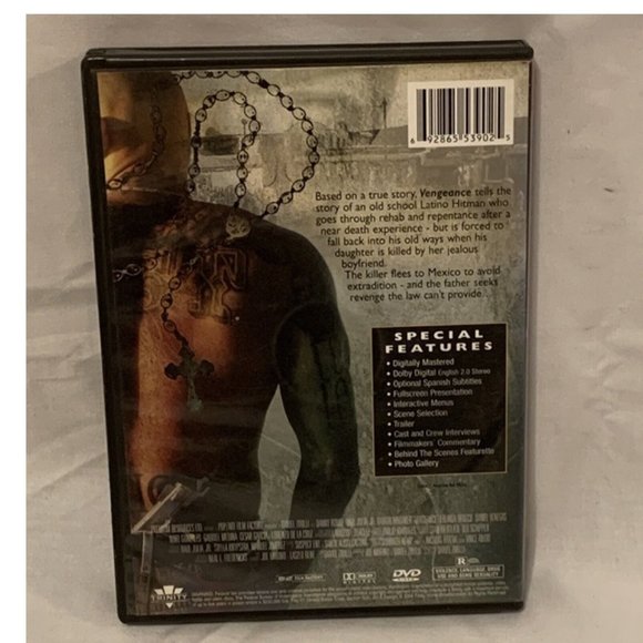 Vengeance (DVD, 2003) Full Screen Raul Julia-Levy, Damon Whitaker, Cesar Garcia - Picture 2 of 7